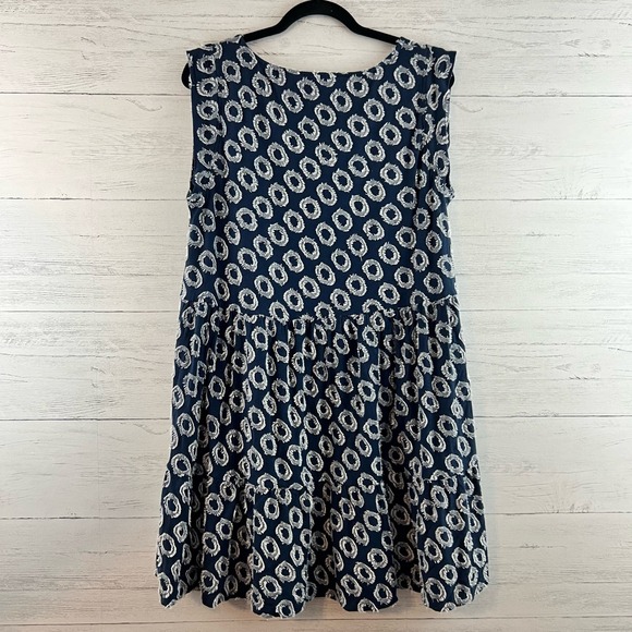 Maeve Lisanne Textured Dot Sleeveless Pocket Dress Size M - Picture 2 of 8